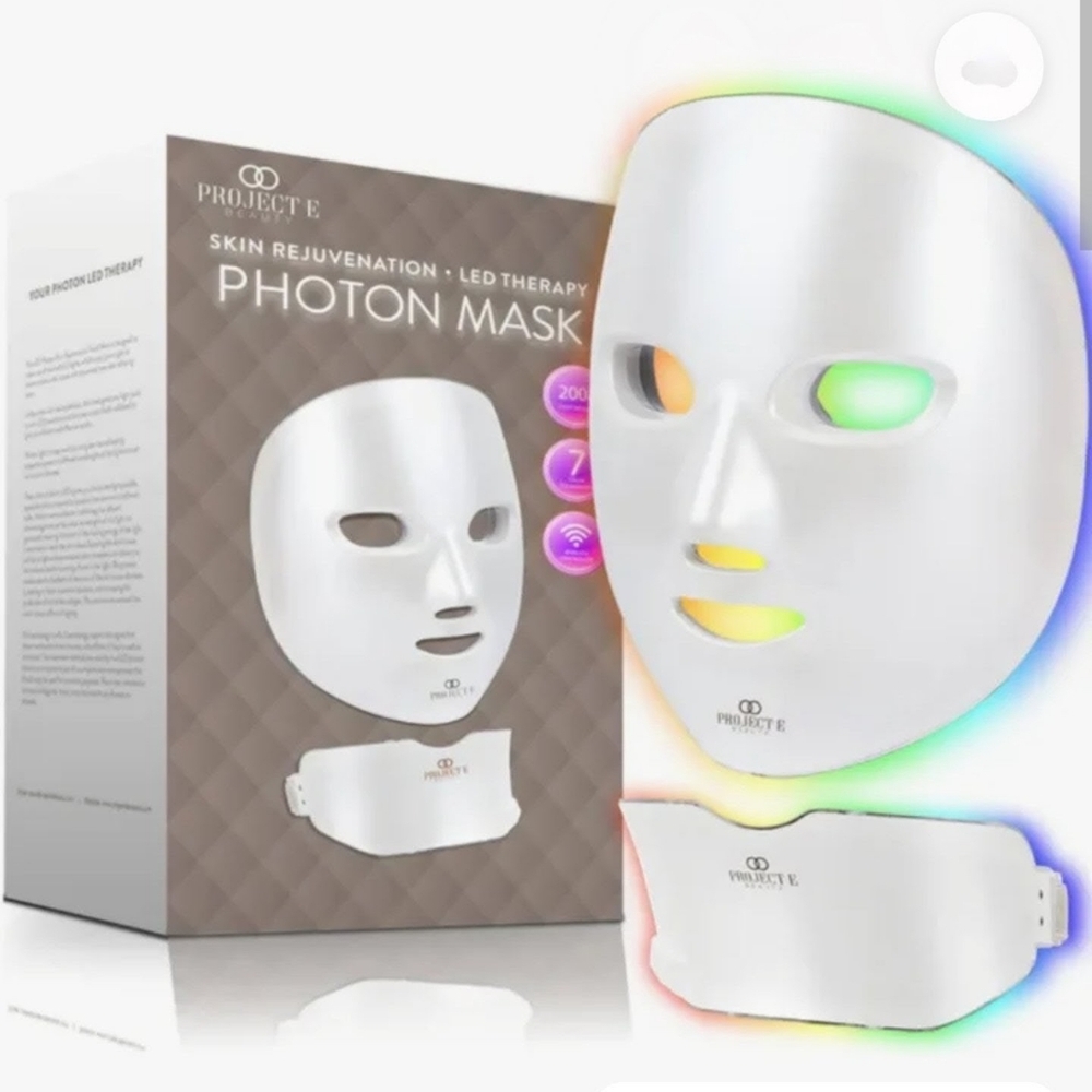 Project E Beauty LED Therapy PHOTON MASK 7 Color Technology *NEW*